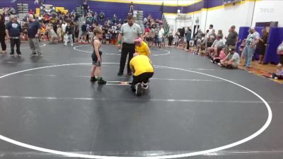 90 lbs Round 2 - Callaway Boerger, Mid-South Wrestling Academy vs Paisley Smith, Tiger Wrestling