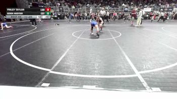 112 lbs Consolation - Finley Taylor, Lawrence Elite WC vs Eden Hester, Center Grove WC
