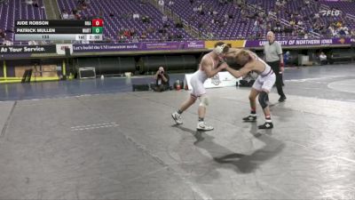 133 lbs Placement Matches (16 Team) - Patrick Mullen, Wartburg vs Jude Robson, Roanoke College