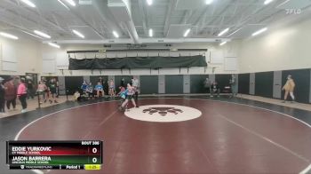 95 lbs Semifinal - Eddie Yurkovic, CY Middle School vs Jason Barrera, Lincoln Middle School