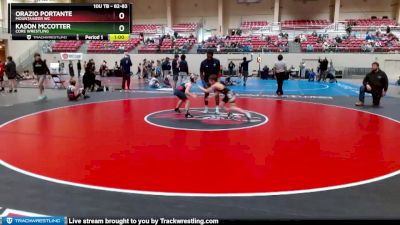 82-83 lbs Round 1 - Orazio Portante, Mountaineer WC vs Kason Mccotter, CORE Wrestling