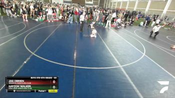 63 lbs Quarterfinal - Hayzon Walker, Stallions Wrestling Club vs Jag OBrien, Wasatch Wrestling Club