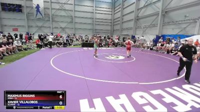 126 lbs Placement Matches - Maximus Riggins, Iowa vs Xavier Villalobos, Illinois