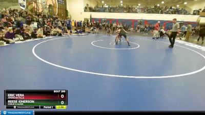 126 lbs Quarterfinal - Reese Kinerson, Coeur D Alene vs Eric Vera, American Falls