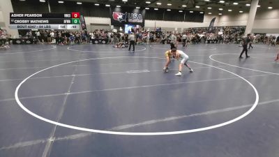 84 lbs Cons. Rd Of 32 - Asher Pearson, Viking Wrestling Club (IA) vs Crosby Mathews, Black Fox Wrestling Academy