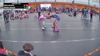 92 lbs Round 3 (4 Team) - Bella Galfetti, Team Palmetto Pink vs Selena Hagood, Team Palmetto Purple