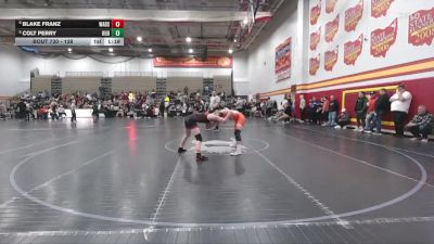 138 lbs Cons. Round 6 - Blake Franz, Wadsworth vs Colt Perry, Hudson