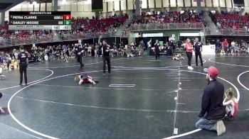 44-47 lbs Quarterfinal - Oakley Moore, Dorchester vs Petra Clarke, Auburn City Rec Wrestling Club - Girls