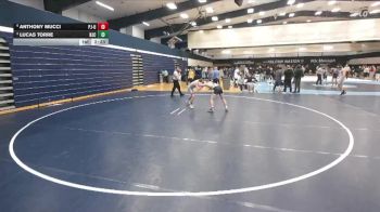 133 lbs 3rd Place Match - Lucas Torre, New Jersey City University vs Anthony Mucci, Pitt-Johnstown Unattached