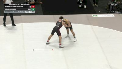 141 lbs Quarters & 1st Wb (16 Team) - Zeke Seltzer, Missouri vs Brennan Van Hoecke, Little Rock