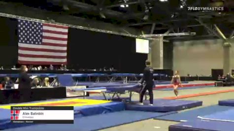Alex Balinbin - Double Mini Trampoline, Elmwood - 2021 USA Gymnastics Championships