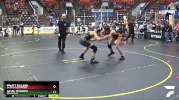 130 lbs Cons. Round 4 - Aidan Wiggins, Decatur WC vs Wyatt Billsen, Charlotte Grapplers