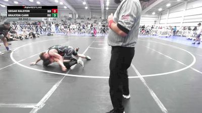 152 lbs Rr Rnd 2 - Segar Ralston, Indiana Outlaws Yellow vs Braxton Carr, Freakztyle Wrecking Crew