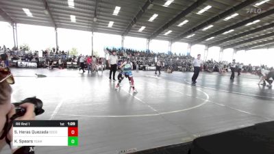 73 lbs Rr Rnd 1 - Silvano Heras Quezada, Socorro Jr. Wrestling Club vs Kai Spears, Team Braves Wrestling Club