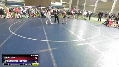 138 lbs Semifinal - James Ruiz, CA vs Ames-Michael Hoevker, CA