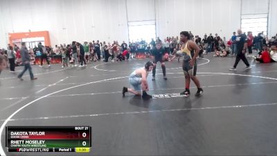 Quarterfinal - Dakota Taylor, Goose Creek vs Rhett Moseley, Chapin Youth Wrestling