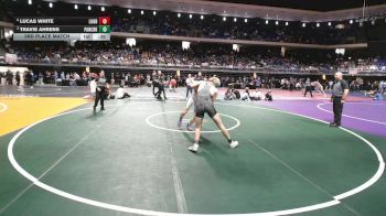 5A 165 lbs 3rd Place Match - Travis Ahrens, Frisco Panther Creek vs Lucas White, Lubbock