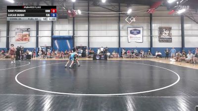 92 lbs Sam Forman, Connecticut vs Lucas Bush, Florida Blue