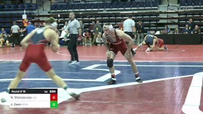 157 lbs Round Of 16 - Nick Stampoulos, Lock Haven vs Jackson Dean, Univ Of Pennsylvania