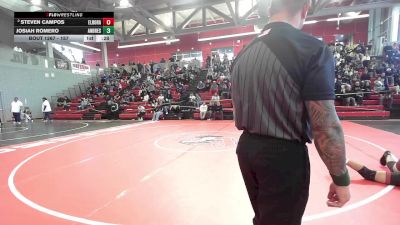 157 lbs Cons. Semi - Josiah Romero, El Paso Andress vs Steven Campos, El Paso El Dorado