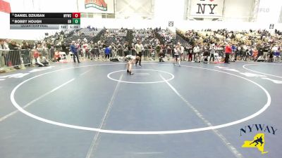 87 lbs Quarterfinal - Daniel Dziuban, Mustang Youth Wrestling Club vs Bobby Hough, Barn Brothers