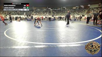 76 lbs Consi Of 8 #1 - Ross Stegeman, Raw Wrestling Club vs Linkin Rother, Rough Riders