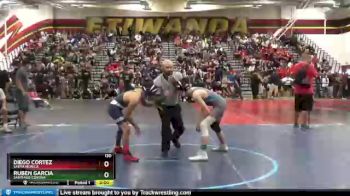 120 lbs Champ. Round 1 - Diego Cortez, Santa Monica vs Ruben Garcia, Santiago/Corona