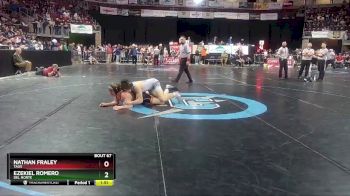4A 160 lbs Champ. Round 1 - Ezekiel Romero, Del Norte vs Nathan Fraley, Taos