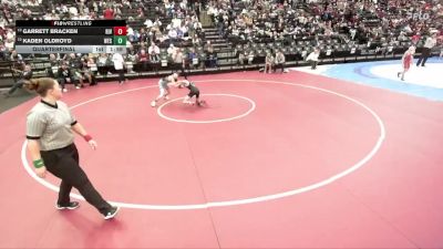 6A 106 lbs Quarterfinal - Garrett Bracken, Riverton vs Kaden Oldroyd, Westlake