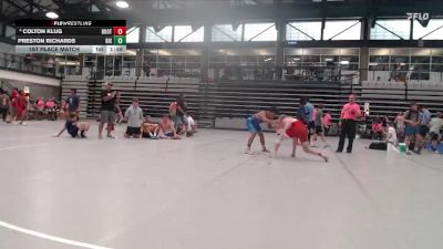 158-162 lbs 1st Place Match - Colton Klug, Mollitium Wrestling Club vs Preston Richards, Dixon