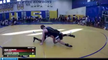 113 lbs 5th Place Match - Cameron Gibson, Wellington Community Hs vs Jean Vazquez, Timber Creek