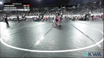 55 lbs Quarterfinal - Valerie Baeza, Woodward Youth Wrestling vs Kamrei Downing, Berryhill Wrestling Club