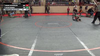 65_B lbs Round Of 64 - Drake Schussler, Chartiers-Houston vs Lucas Rubish, Frazier