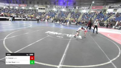61 lbs Semifinal - Cavin Gabel, Eaton vs Sier Del Real, Pomona Elite