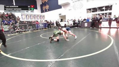 165 lbs 3rd Place Match - Luc Sorenson, Yucaipa vs Bradley Espinoza, Brea Olinda