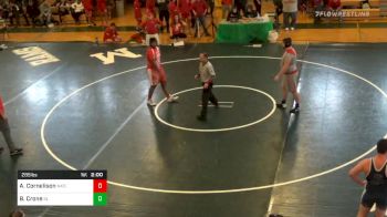 Prelims - Aaron Cornelison, North Attleborough vs Ben Crone, Silver Lake