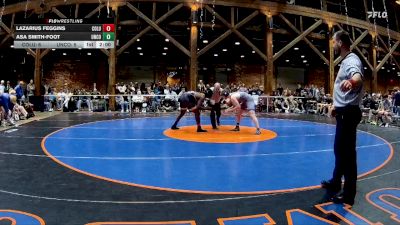 215 lbs 4th Wrestleback (16 Team) - Asa Smith-Foot, Union County vs Lazarius Feggins, Columbus