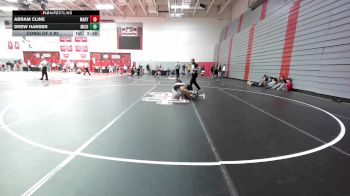 125 lbs Consi Of 8 #2 - Abram Cline, Maryland - Unatt vs Drew Hansen, Michigan State - Unatt