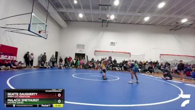 106 lbs Quarterfinal - Malachi Smethurst, Eastside United vs Skafte Daugherty, Windy City Wrestlers