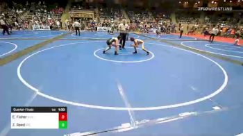 98 lbs Quarterfinal - EllaBabe Fisher, Ada Wrestling vs Zoie Reed, Sallisaw Takedown Club