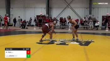 174 lbs 5th Place - Aarin Feliz, Springfield College vs Jordan Juliano, Centenary