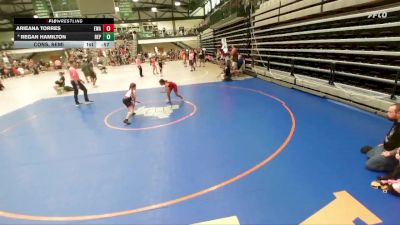 89-94 lbs Cons. Semi - Regan Hamilton, Empire Wrestling Academy vs Arieana Torres, Empire Wrestling Academy