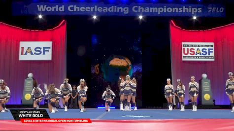 Liberty Allstars - White Gold [2025 L6 International Open Non Tumbling Finals] 2025 The Cheerleading Worlds