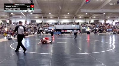 Girls 114 lbs Champ. Round 1 - Ayden Schultz, Ooltewah High School vs Taylor Clifford, Bearden High School