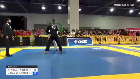 MICHAEL WILLIAM ANDERSON vs JOHN PAUL W. EUSTAQUIO 2021 World Master IBJJF Jiu-Jitsu Championship