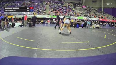 110 lbs Semis & 3rd Wb (16 Team) - Kiely Tabaldo, Grand Valley State vs Gabriele Tedesco, McKendree University