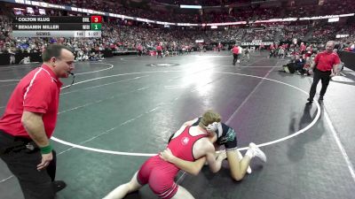 150 lbs Semis - Colton Klug, Brillion vs Benjamin Miller, Wittenberg-Birnamwood