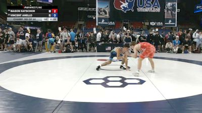 132 lbs Champ. Rd Of 64 - Mason Katschor, Michigan vs Vincent Anello, New Jersey
