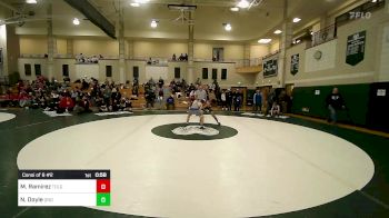 120 lbs Consi Of 8 #2 - Marcos Ramirez, Tollgate vs Nathan Doyle, Quincy