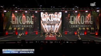 Raider Xtreme - S3NIOR BLACK [2025 L3 Senior - D2 Day 3] 2025 Encore Grand Nationals
